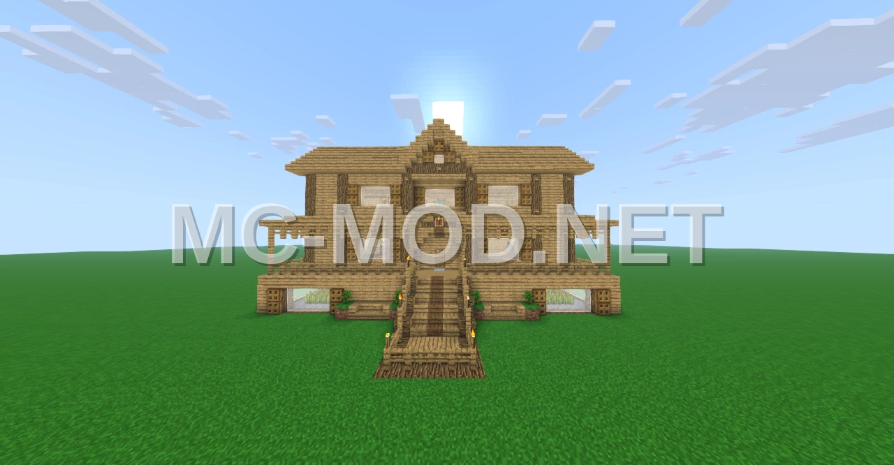 Large Wooden Mansion Build