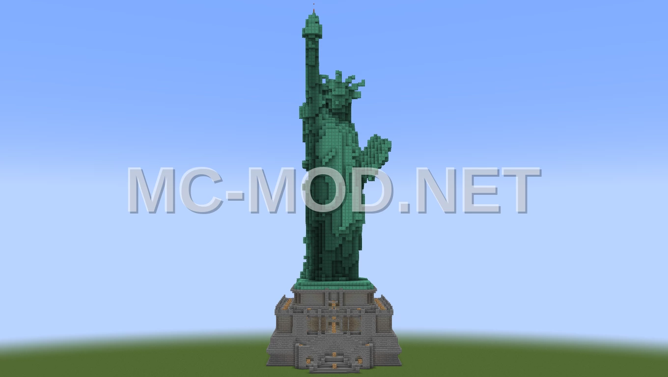 Liberty Statue Copper Build