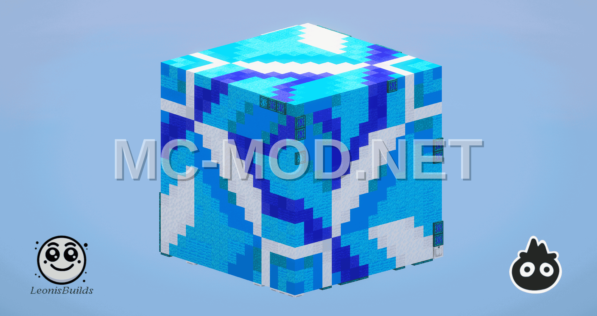Light Blue Glazed Terracotta Structure