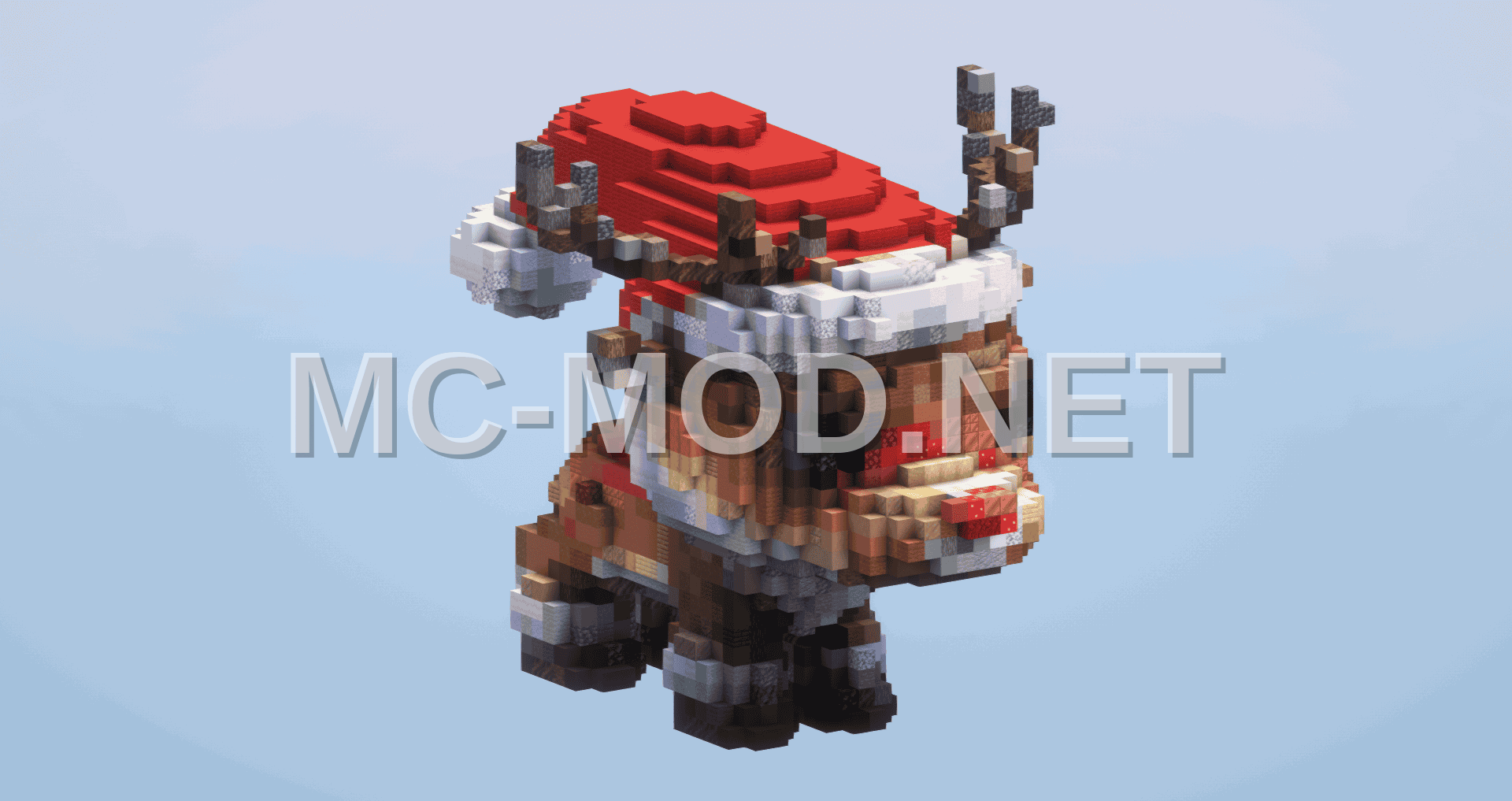 Little Christmas Reindeer Statue