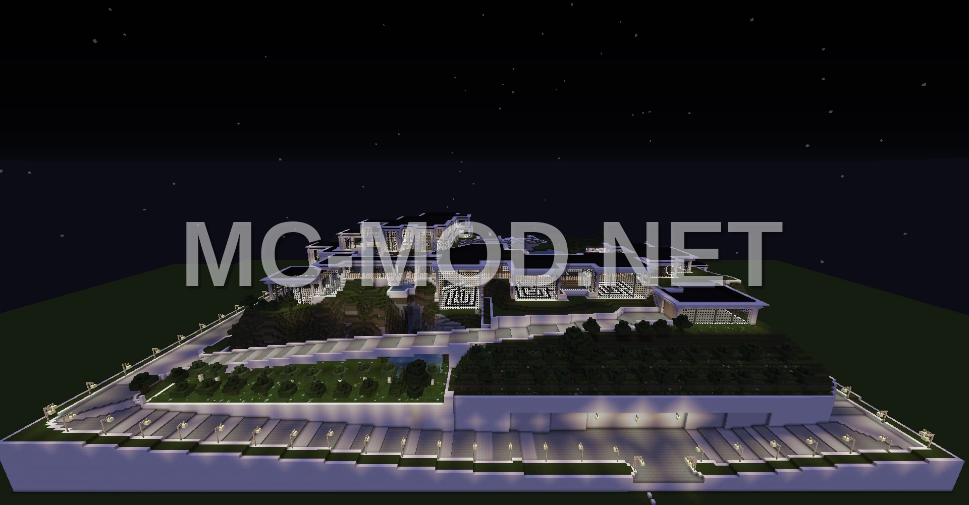 Luxury Hillside Mansions and Road