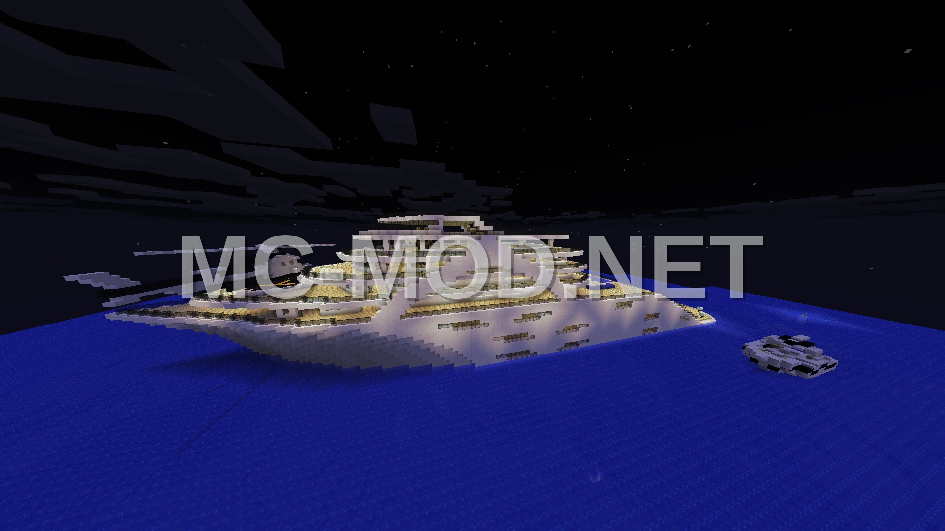Large Luxury Yacht