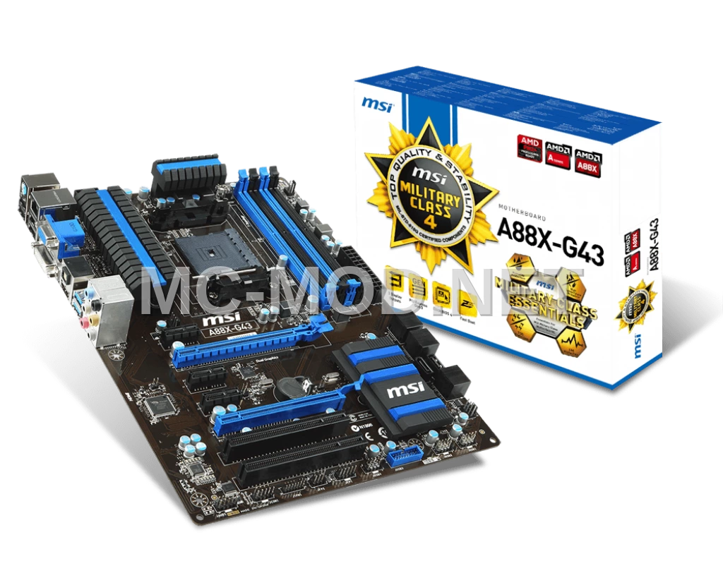 MSI AMD Motherboard Replica in Minecraft