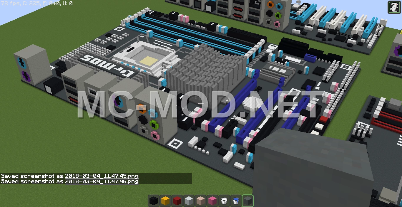 MSI Intel X58 Motherboard Pixel Art