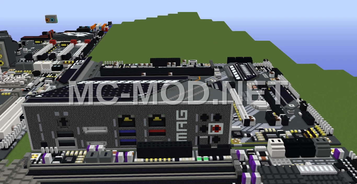 MSI MAG B550 Tomahawk Motherboard Pixel Art