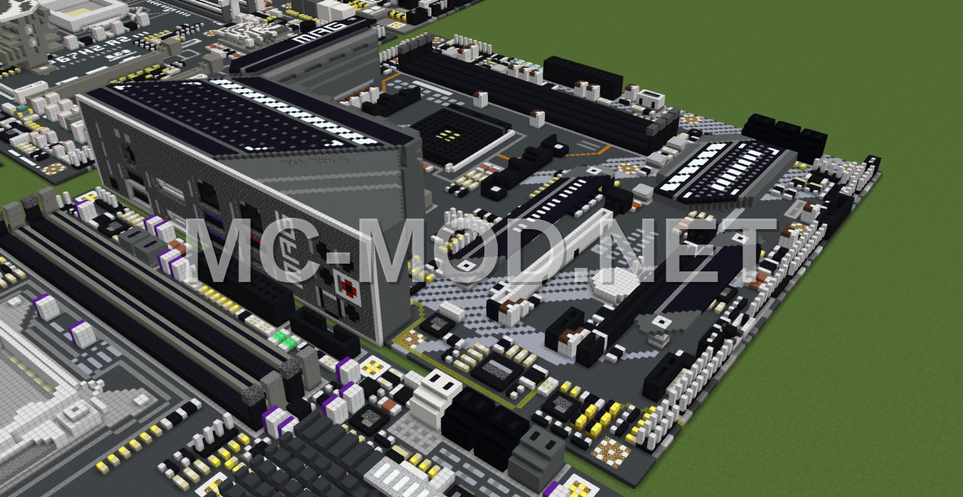 MSI MAG B550 Tomahawk Motherboard Pixel Art
