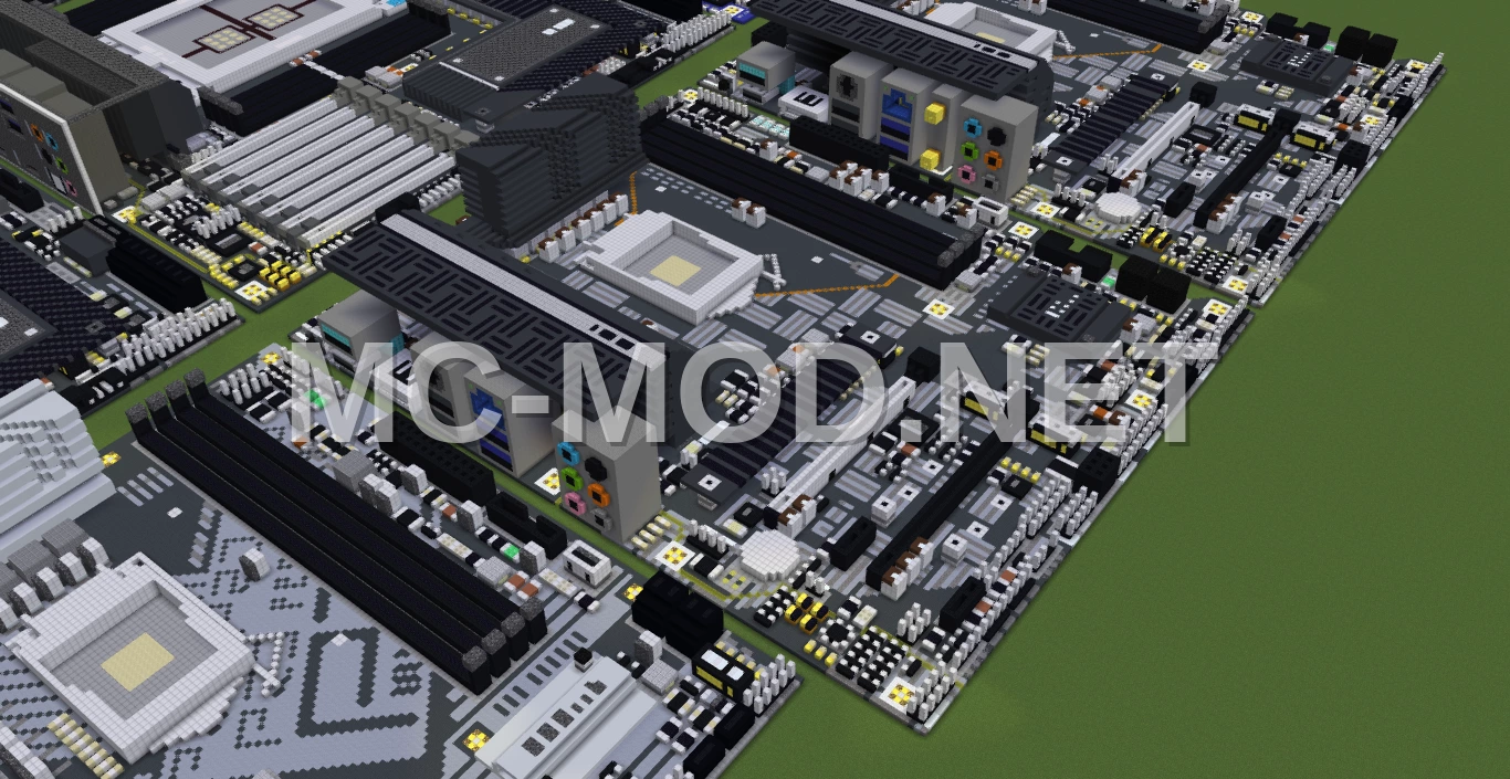 MSI Z590-A PRO Motherboard Voxel Art
