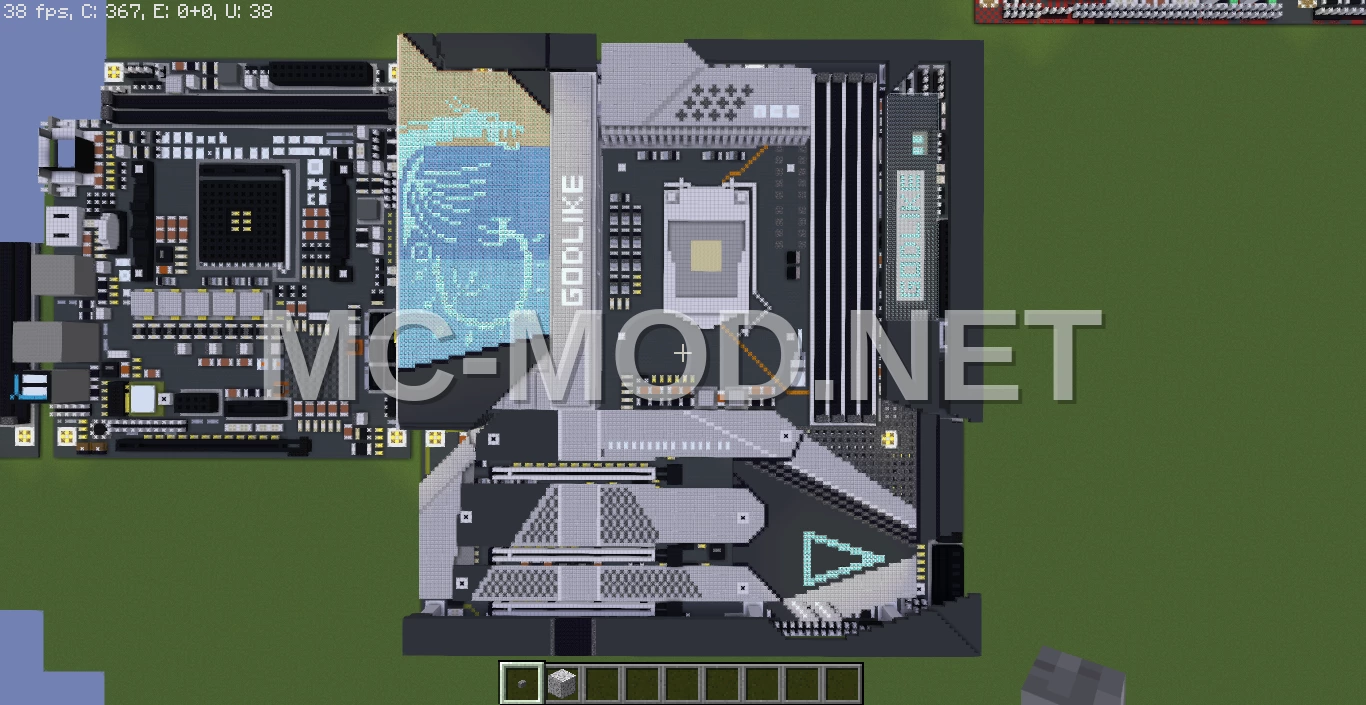 MSI Z590 GODLIKE Motherboard Recreation