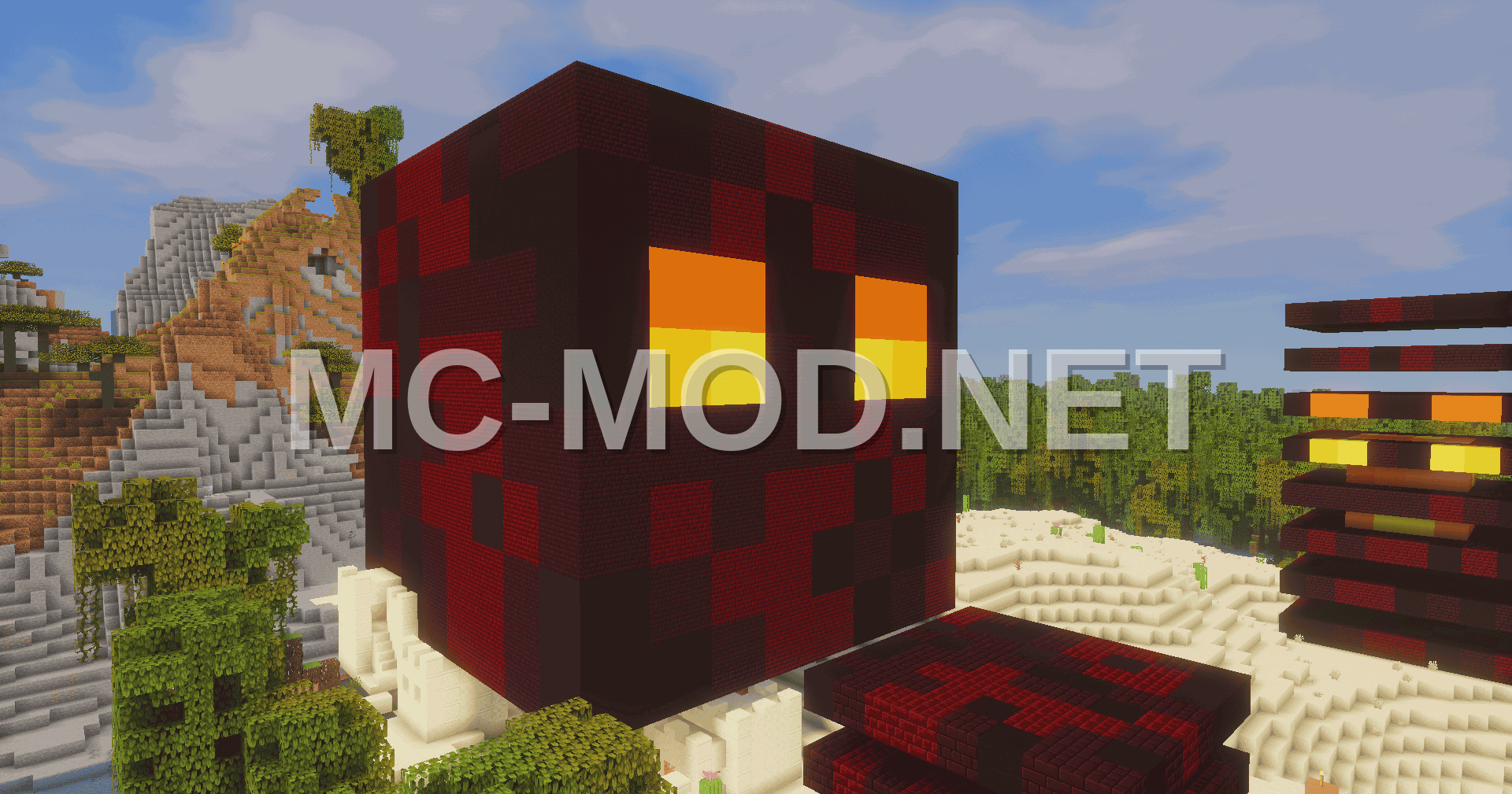 Magma Cube Statue Various Sizes