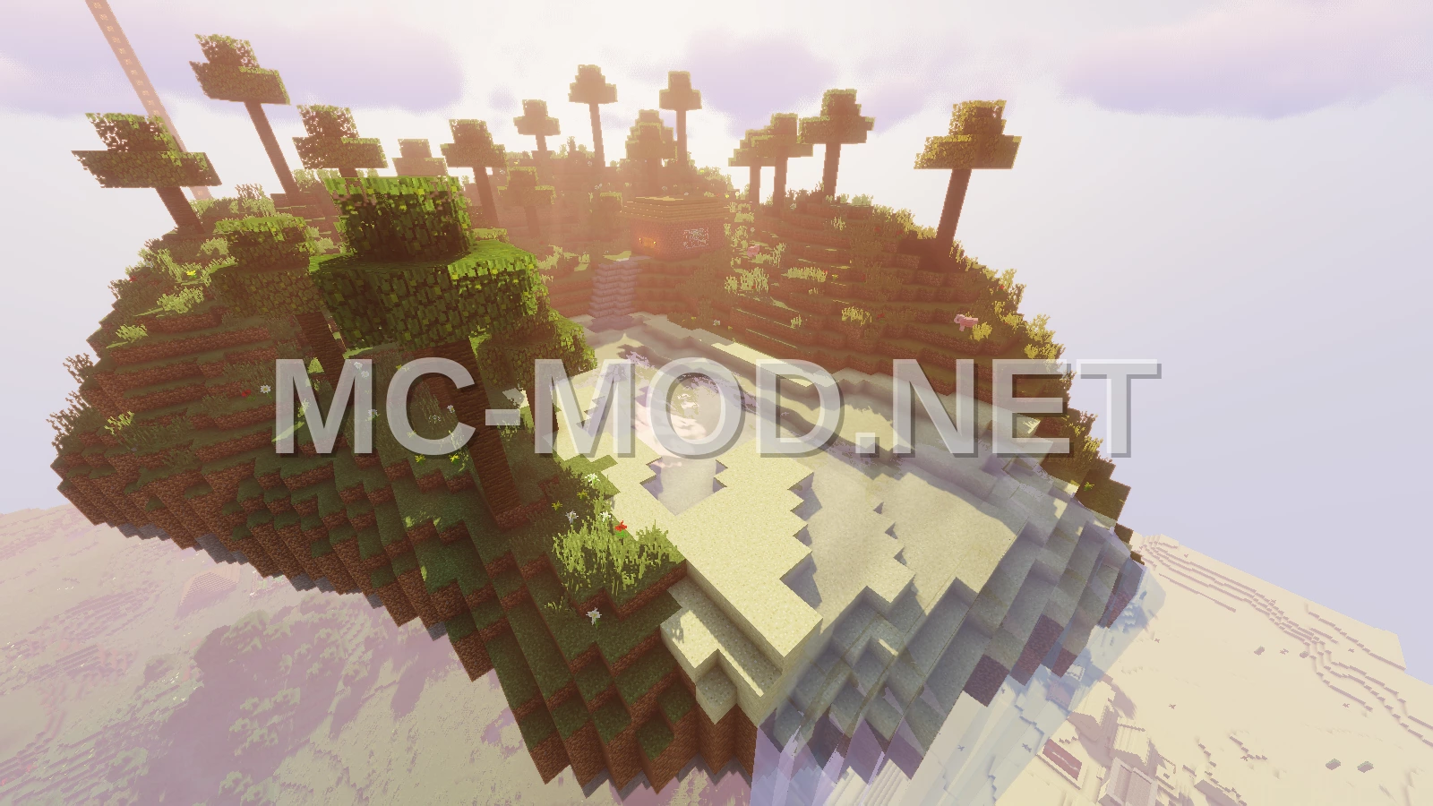 Magnificent Floating Island Structure
