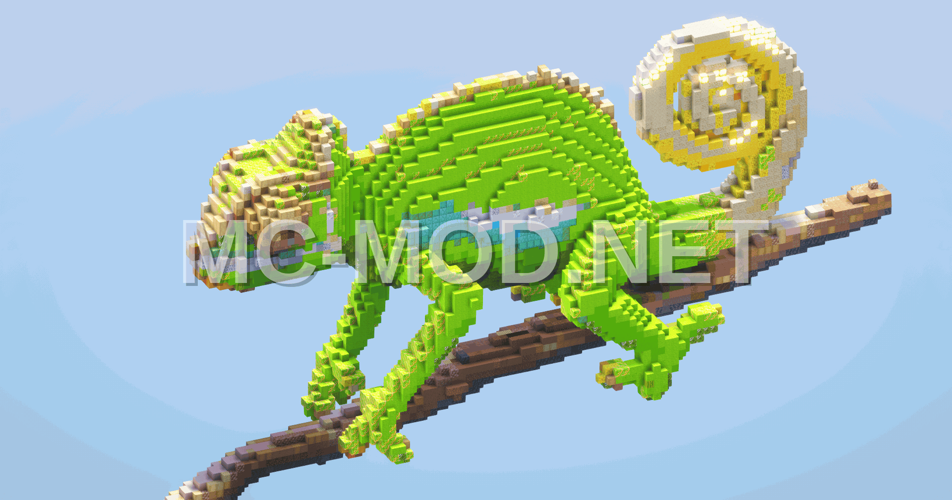 Majestic Chameleon Statue