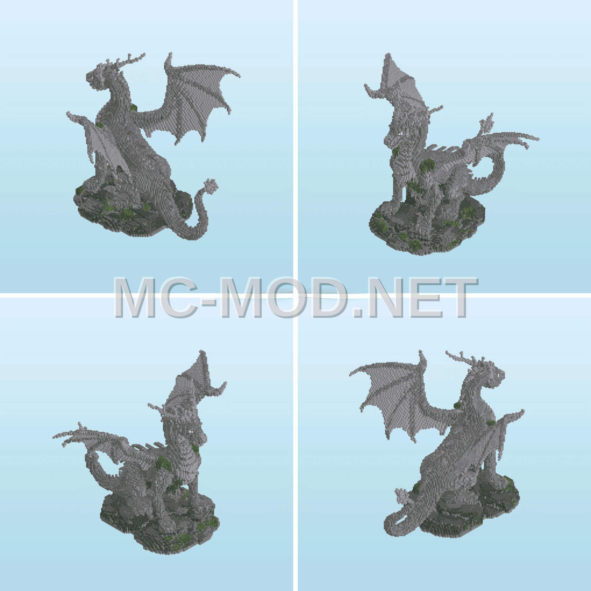 Majestic Dragon Statue