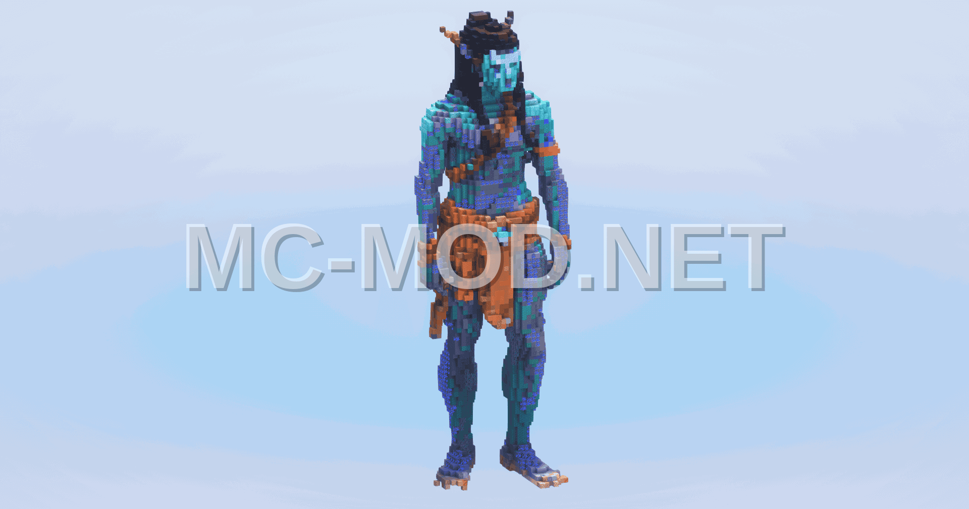 Male Avatar Minecraft Build