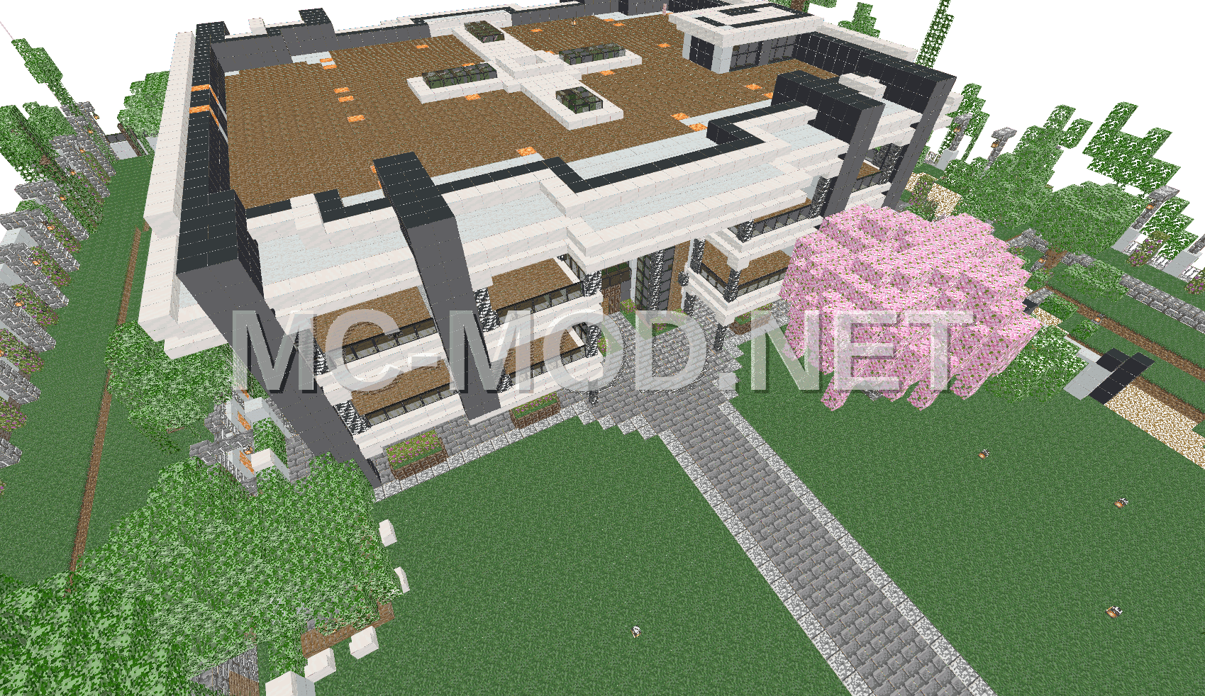 Large Mansion With Interiors