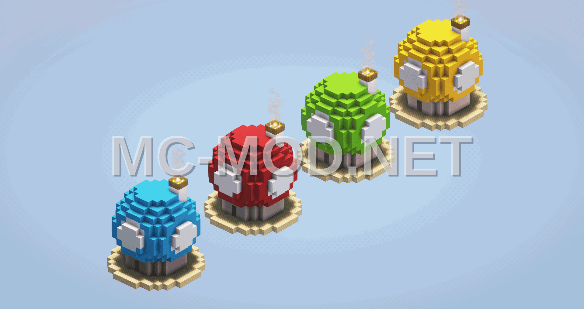 Mario Mushroom House B Structure
