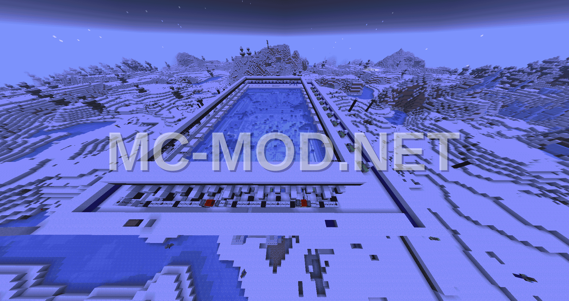 Massive Decorated Ice Farm
