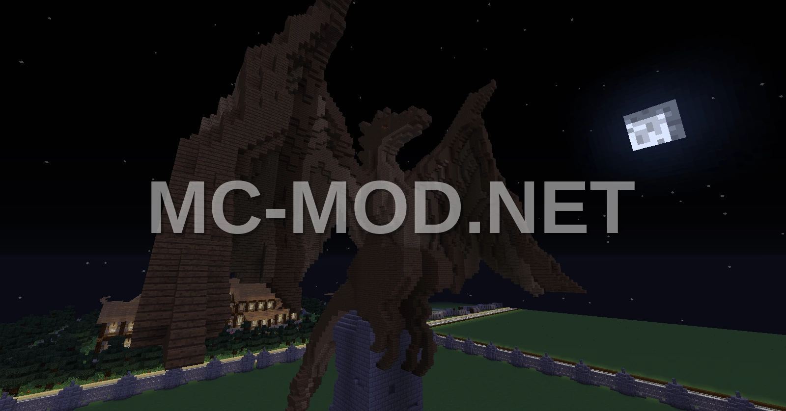 Massive Dragon Statue