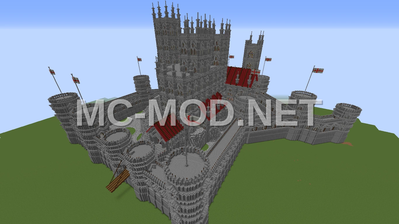 Massive Hand-Built Medieval Castle Structure