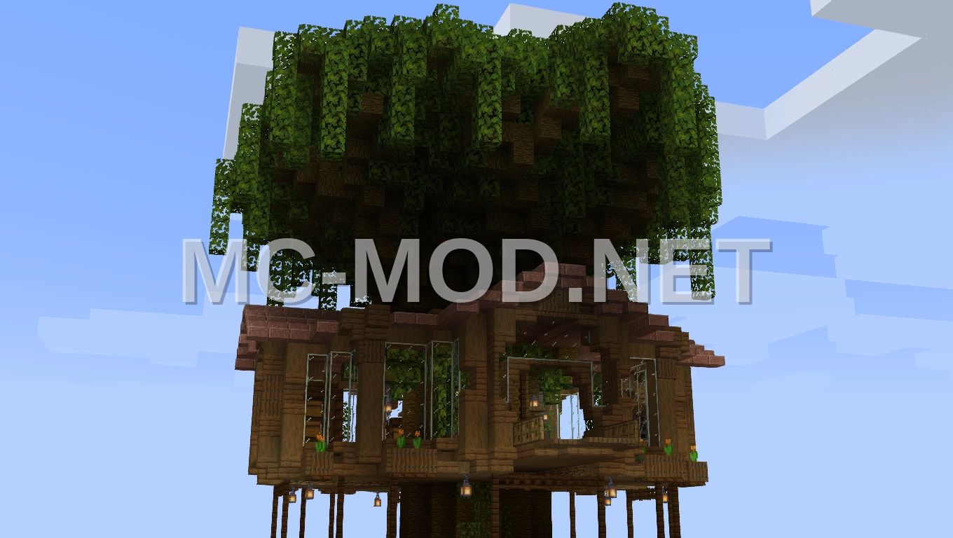 Massive Jungle Treehouse Survival Base