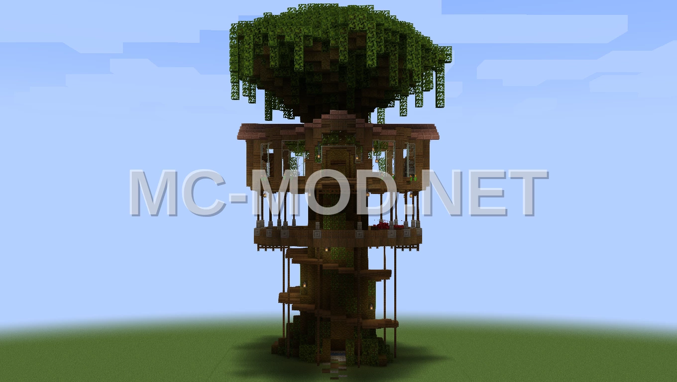 Massive Jungle Treehouse Survival Base