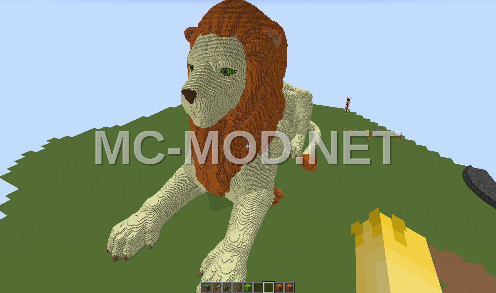 Massive Lion Statue