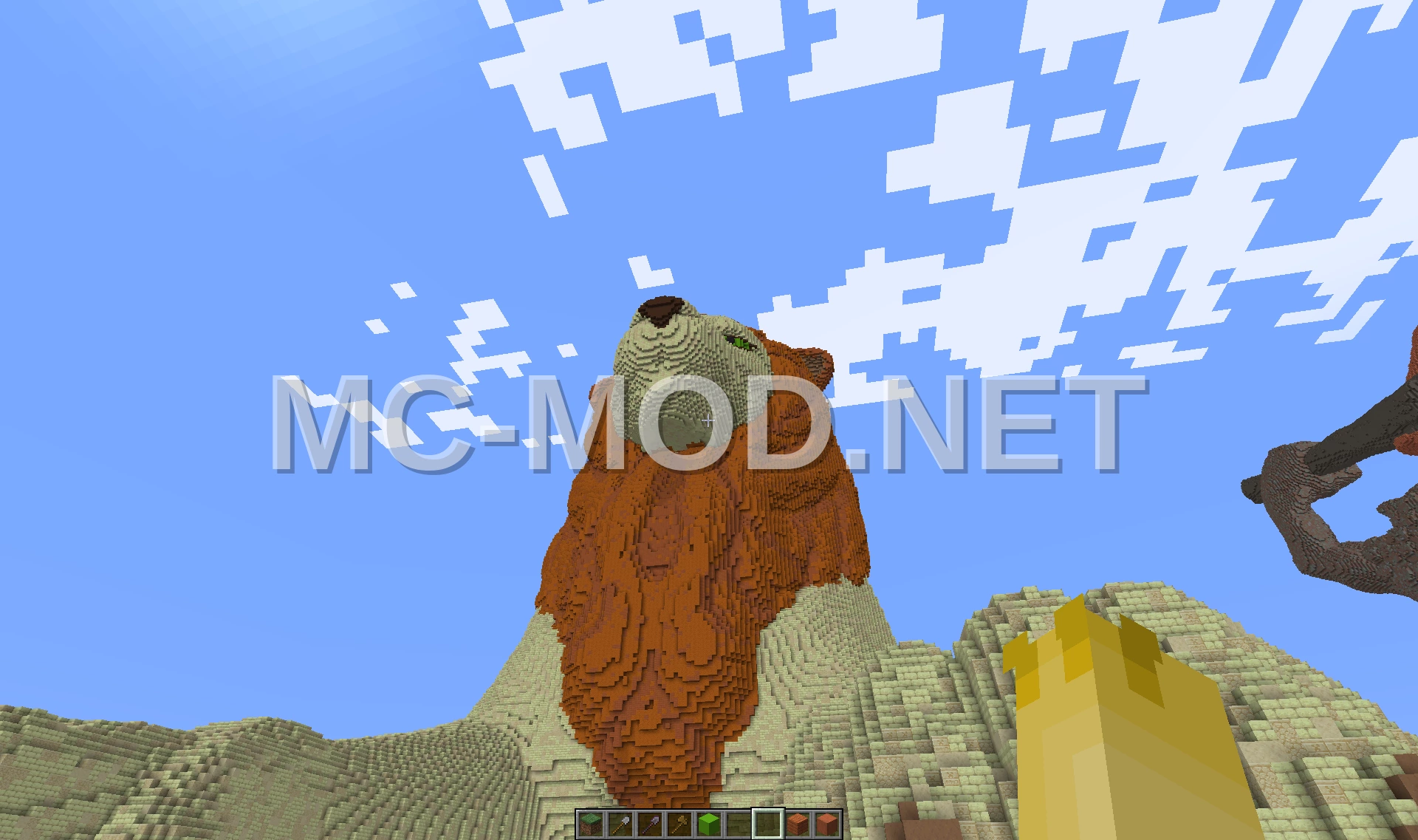 Massive Lion Statue