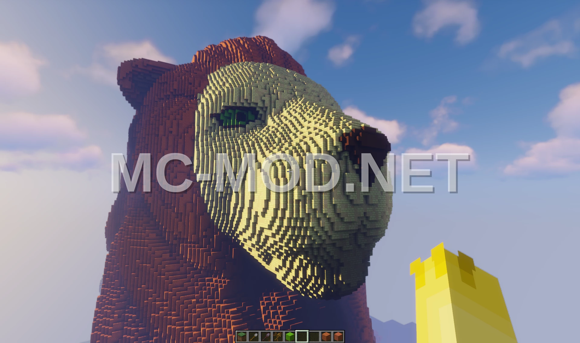 Massive Lion Statue