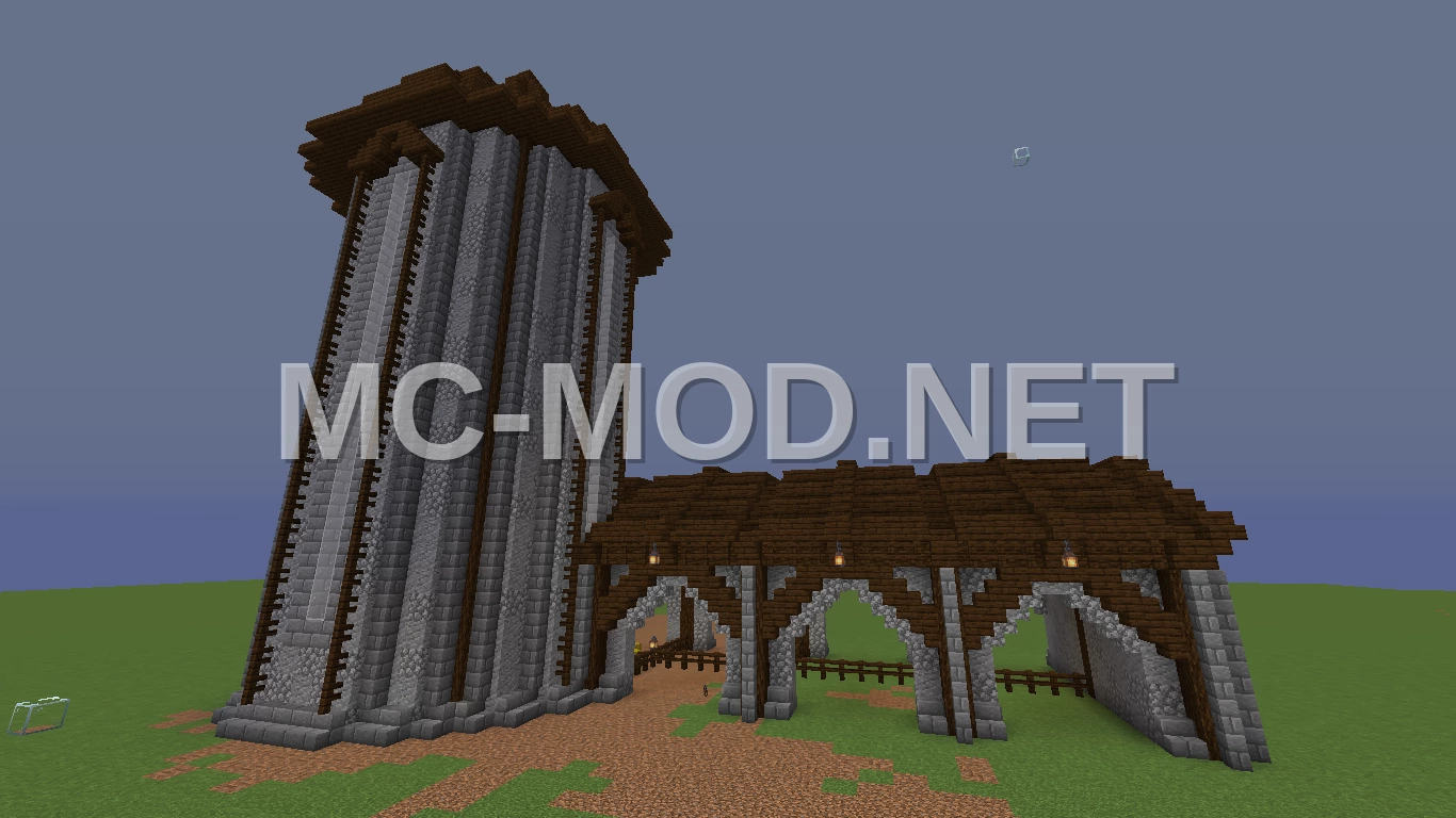 Medieval Barn and Silo Structure