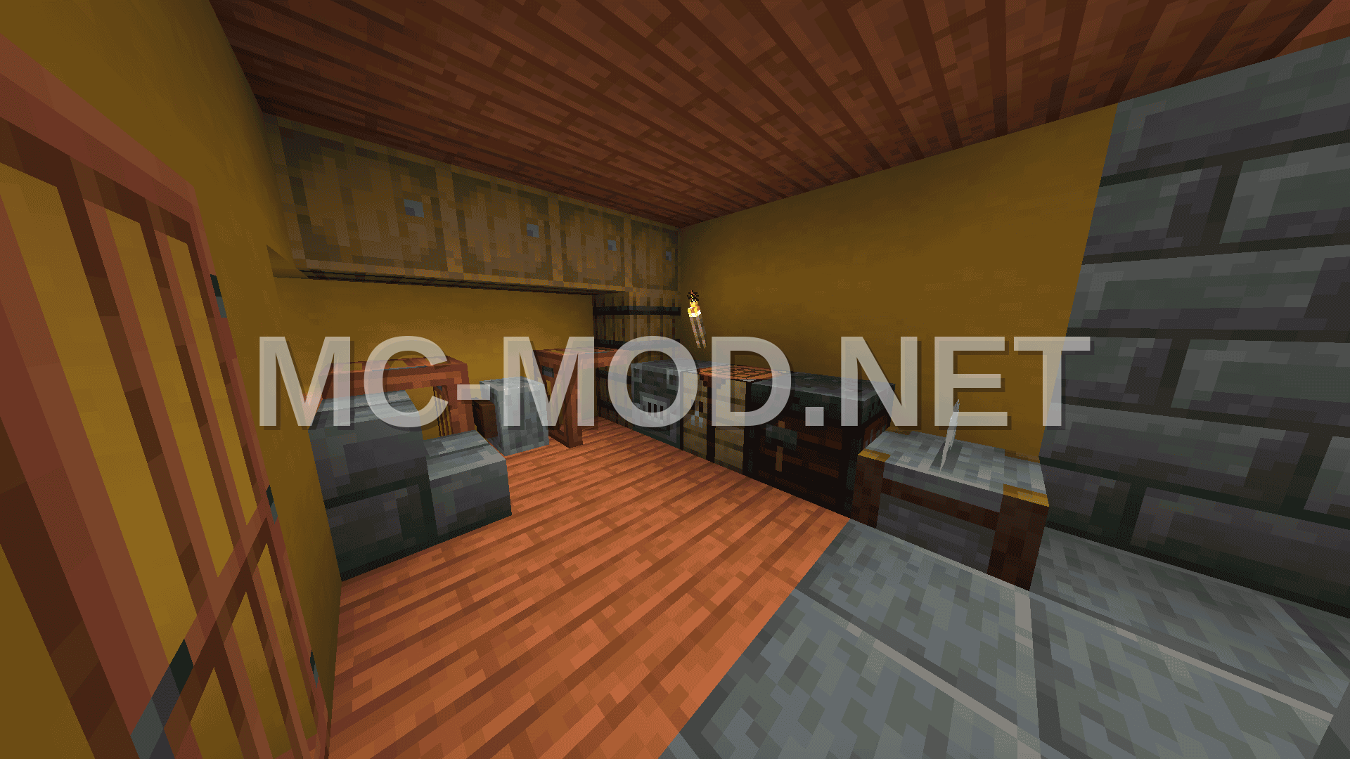 Medieval Blacksmith House With Yellow Terracotta