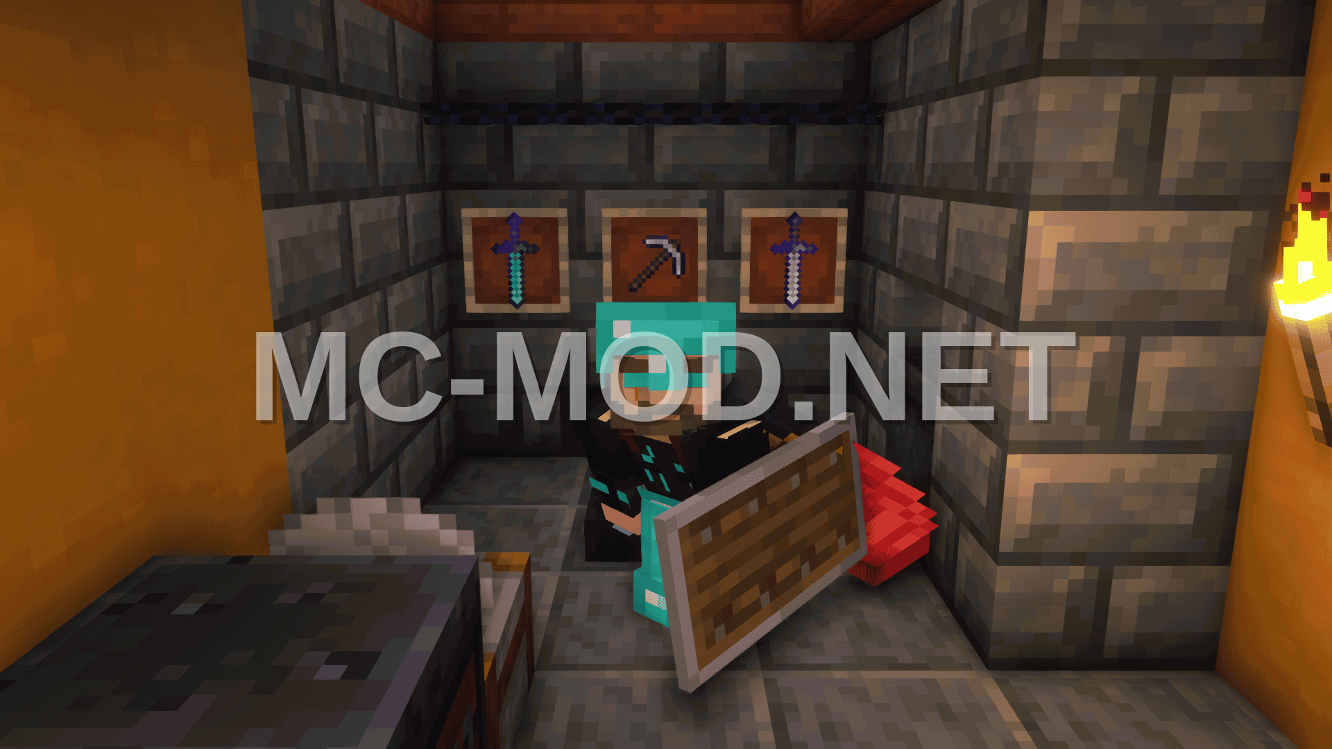 Medieval Blacksmith House With Yellow Terracotta