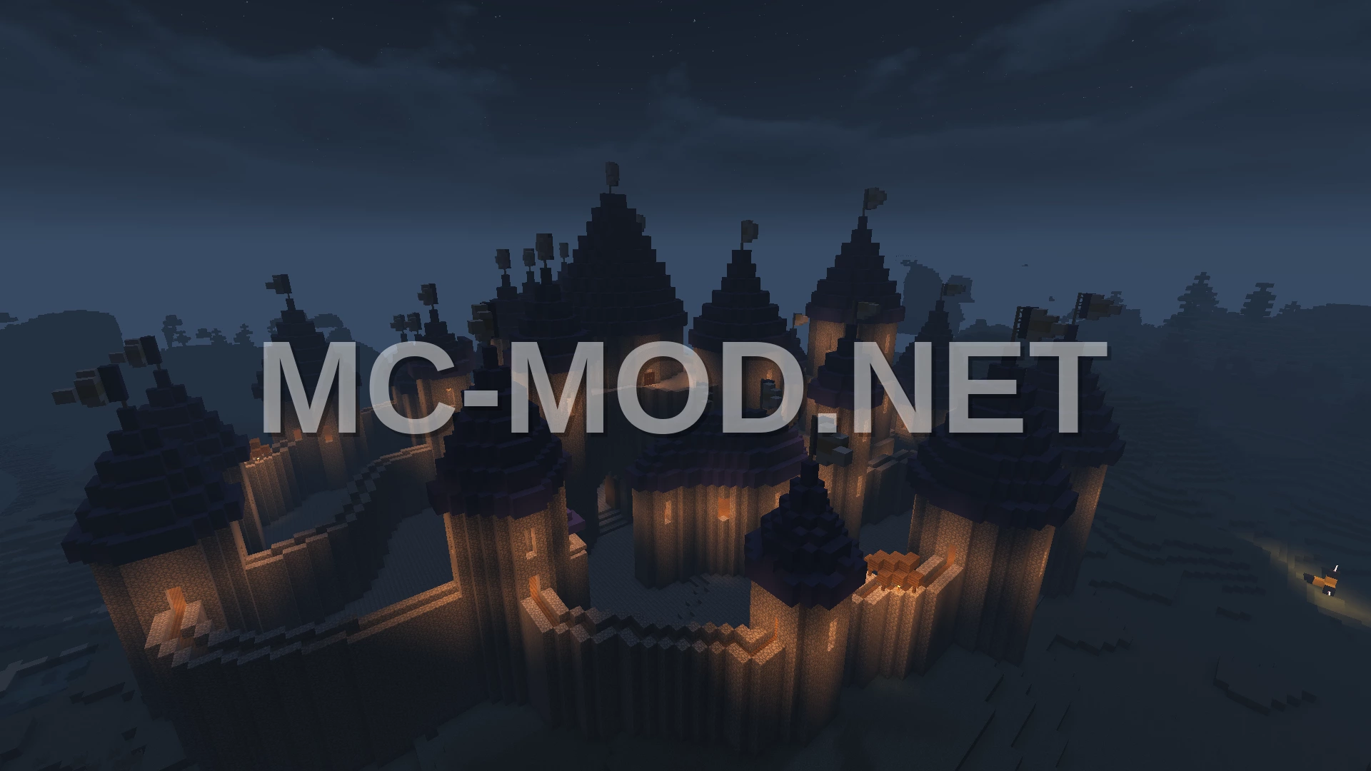 Large Medieval Castle – Cobblestone & Stone Bricks