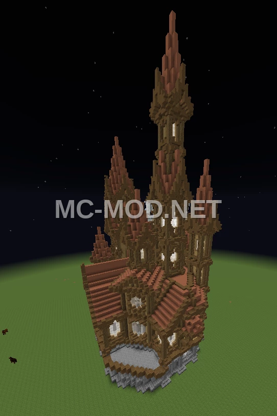 Oak Terracotta Medieval Castle