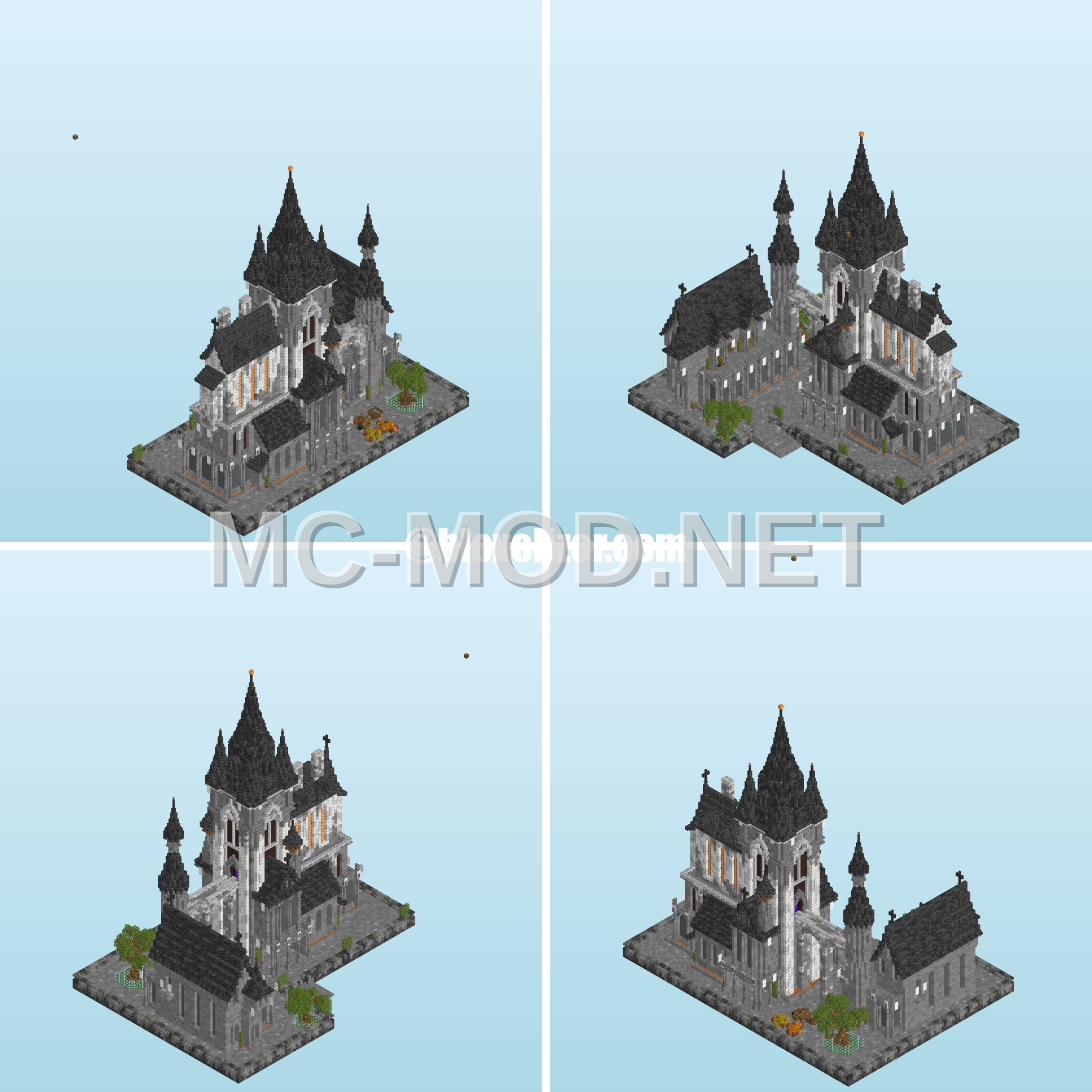 Medieval Castle with Terracotta Walls