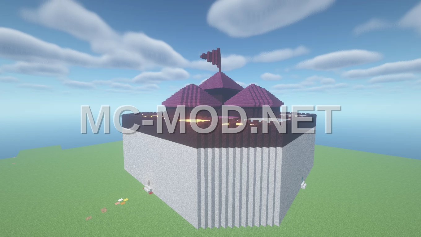 Medieval Stone Brick Castle Structure