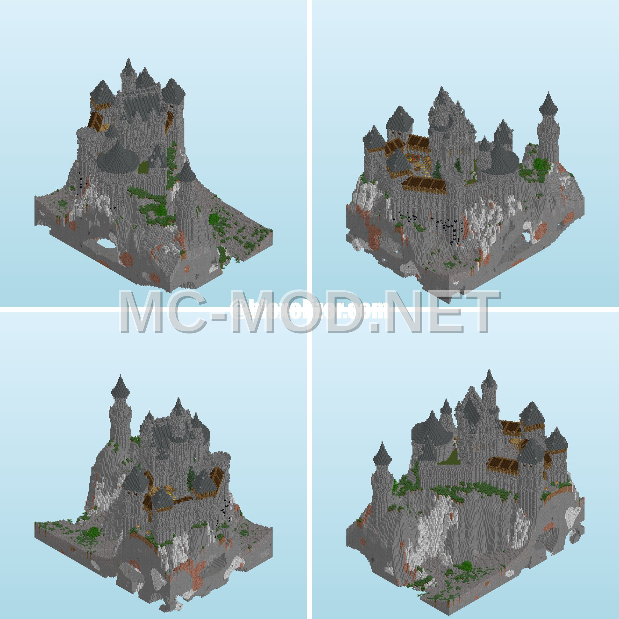 Stone Castle Structure – Large Scale