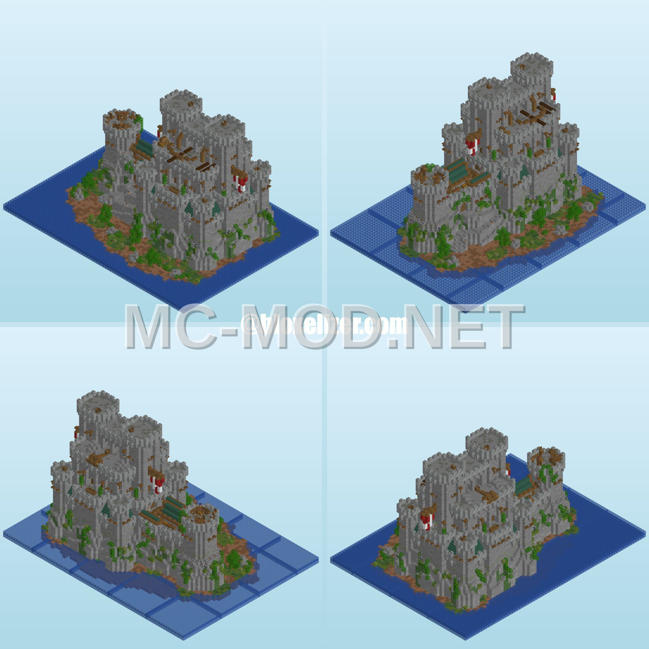 Medieval Fortress – Dirt Water Stone Bricks