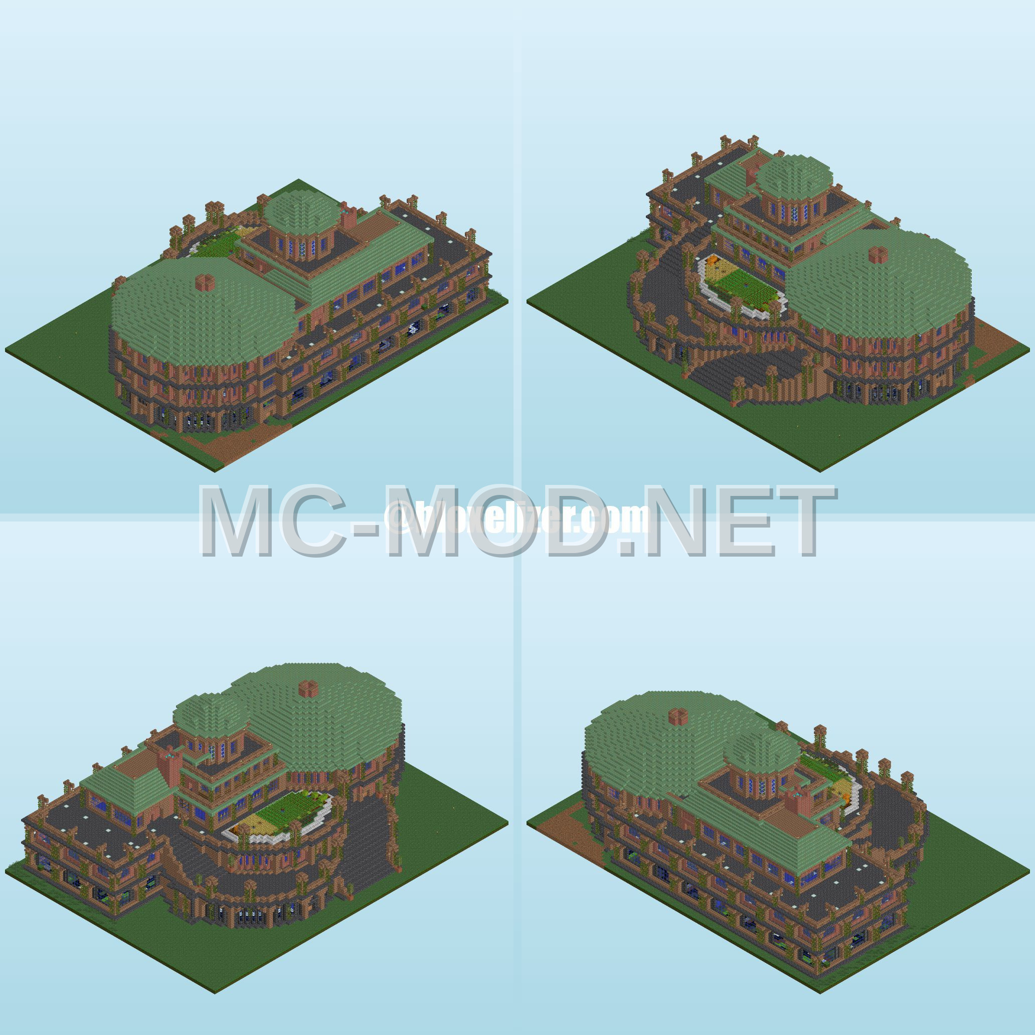 Cobbled Deepslate Medieval Fortress