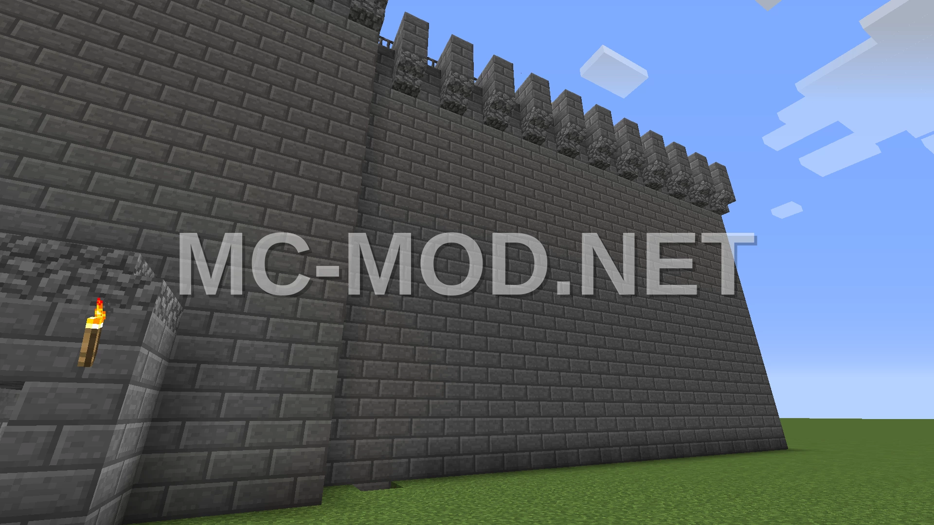 Medieval Castle Wall Structure