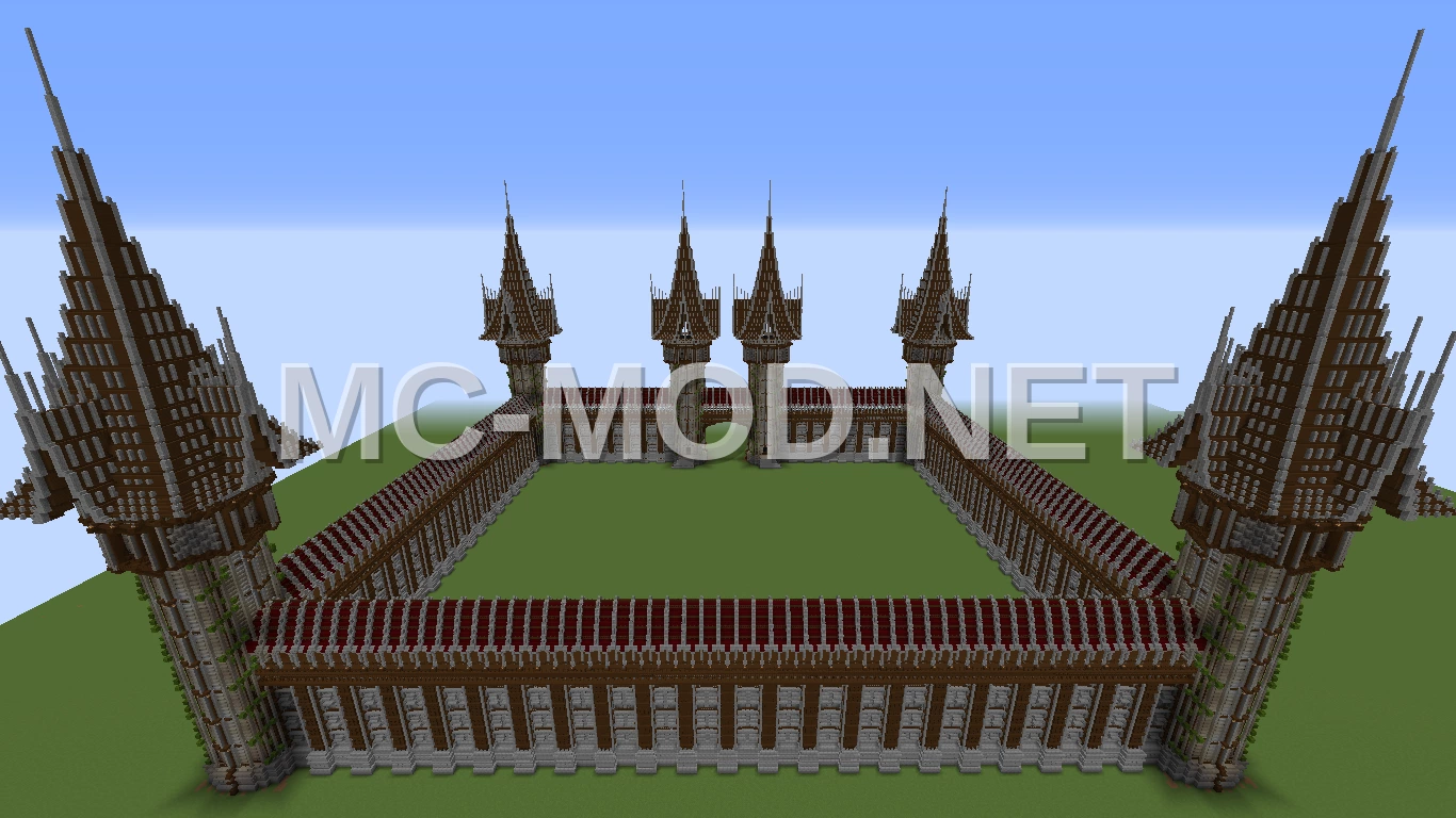 Medieval Castle Walls and Towers