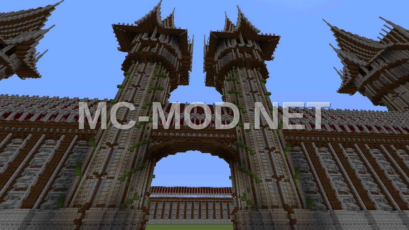 Medieval Castle Walls and Towers
