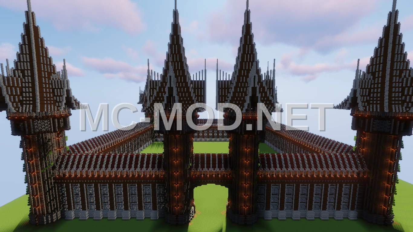 Medieval Castle Walls and Towers