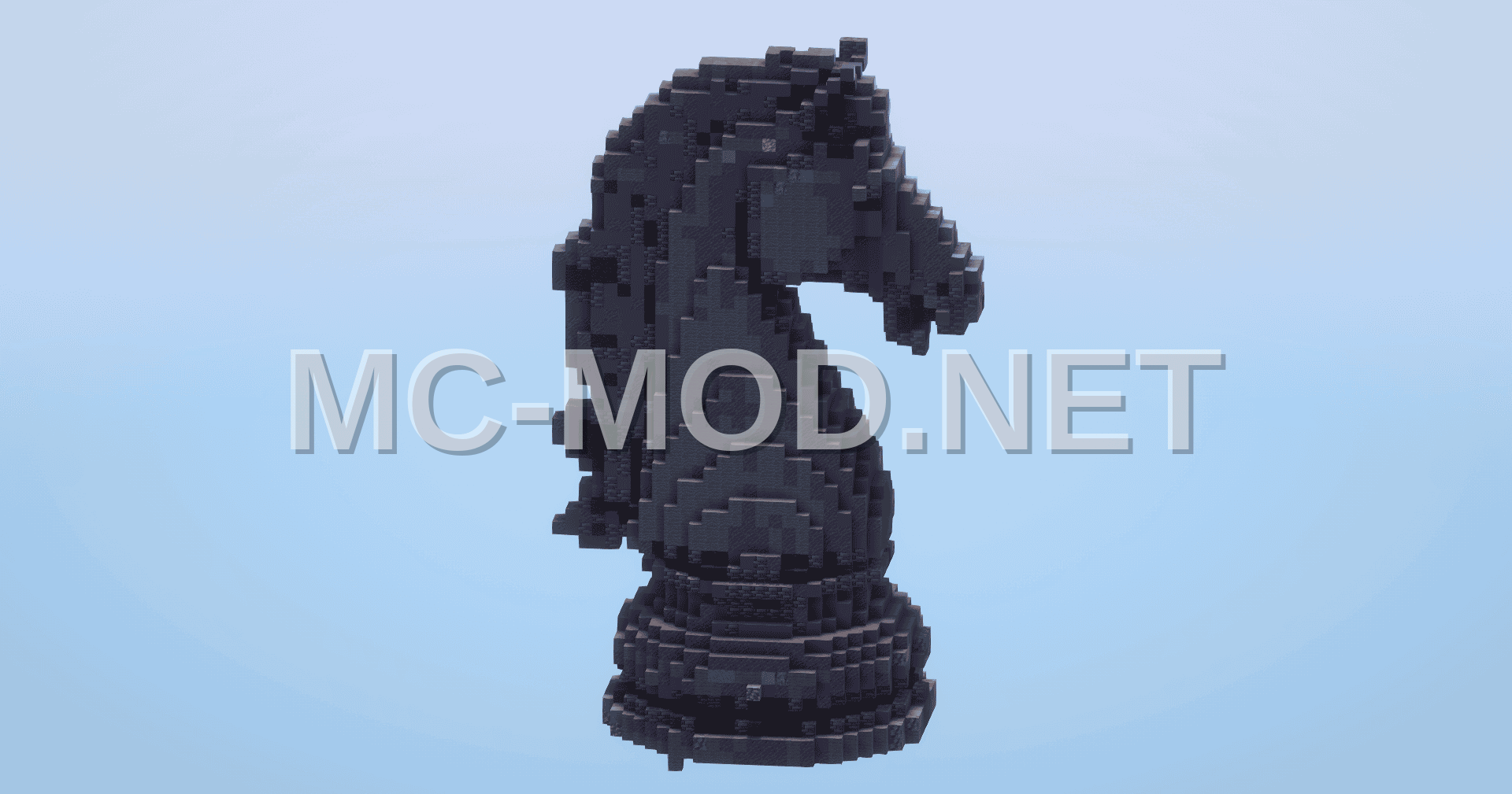 Medieval Chess Knight Statue
