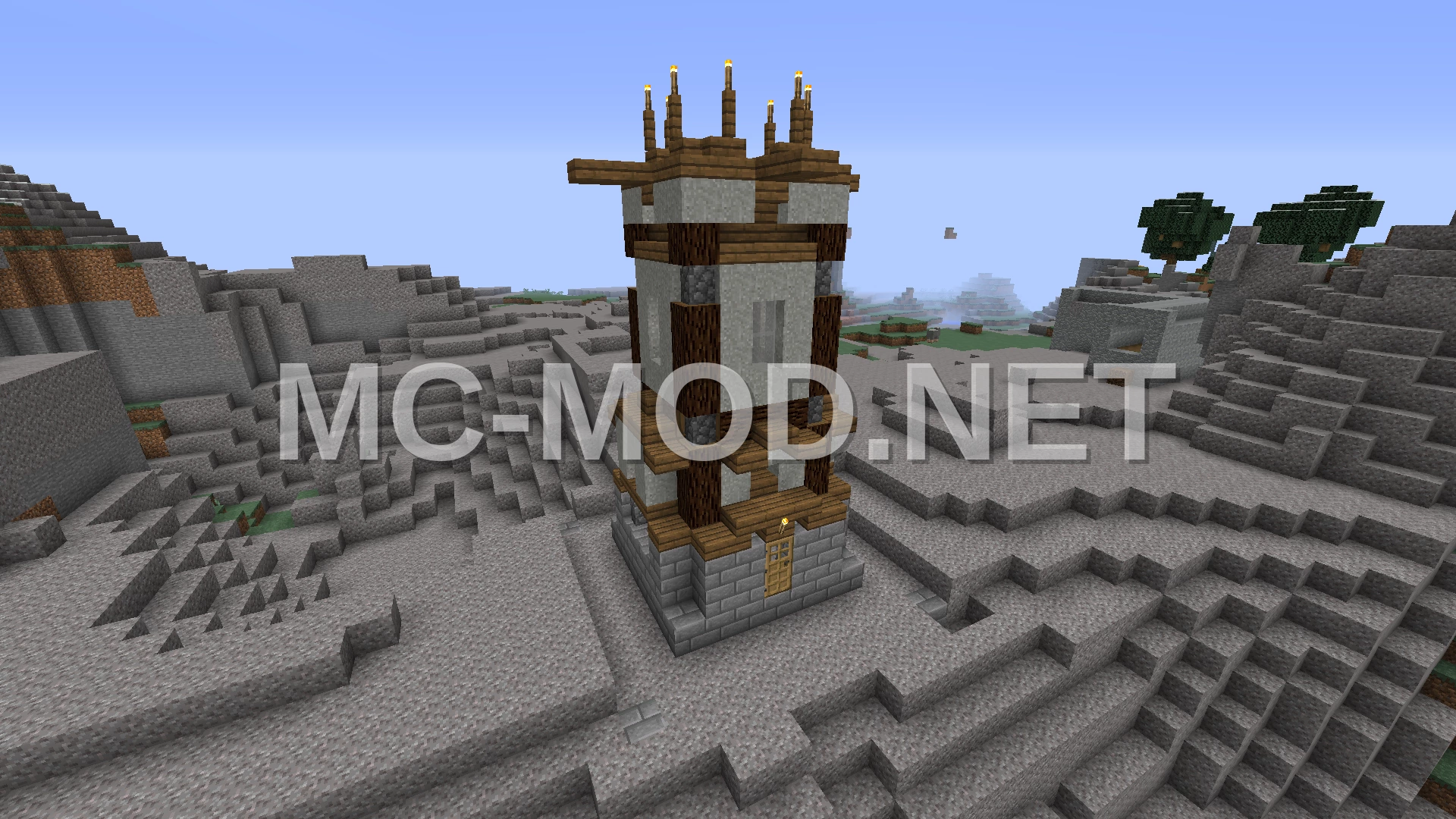 Medieval Elytra Decoration Tower