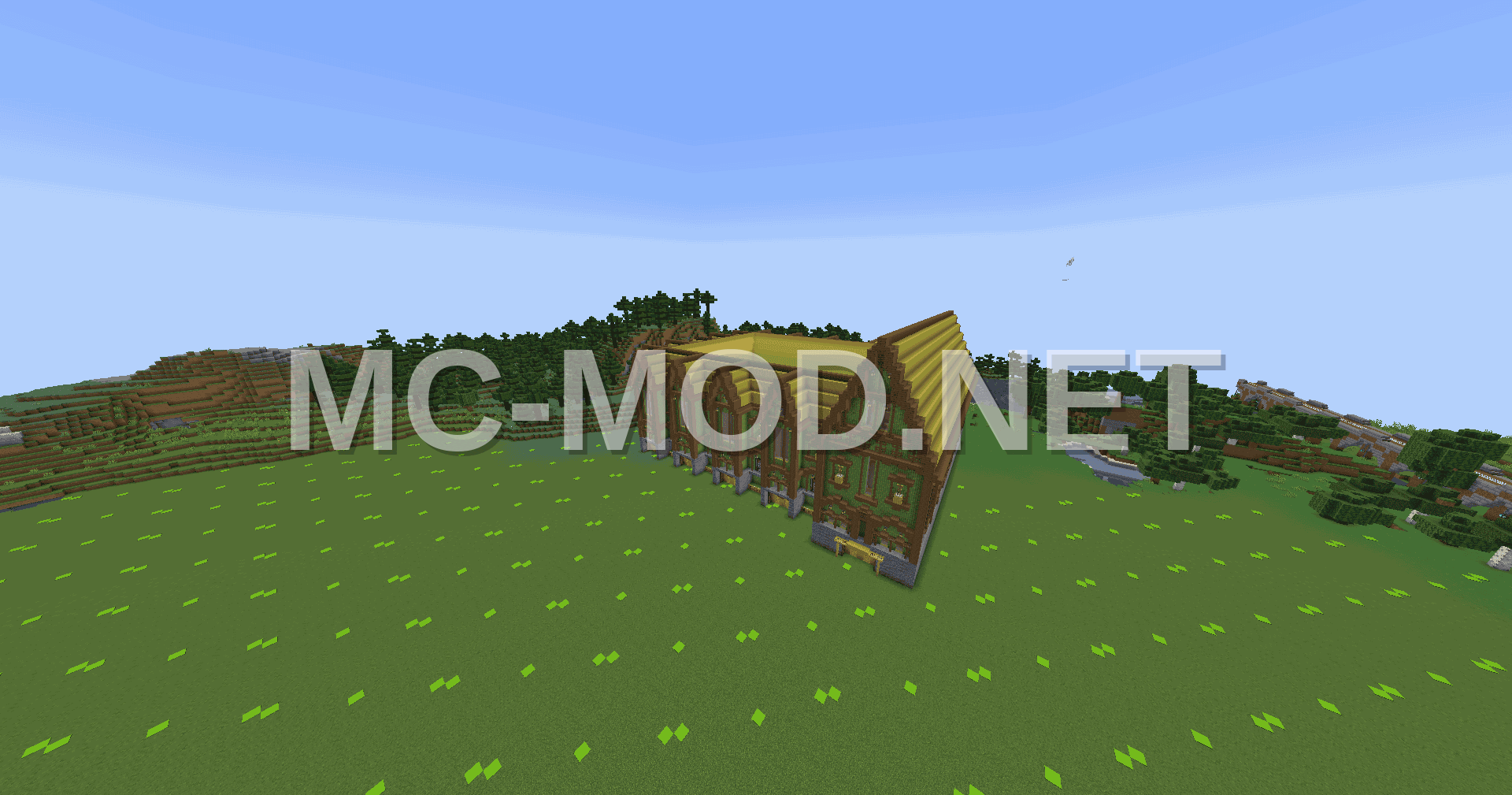 Medieval Fantasy Bamboo Farm Structure