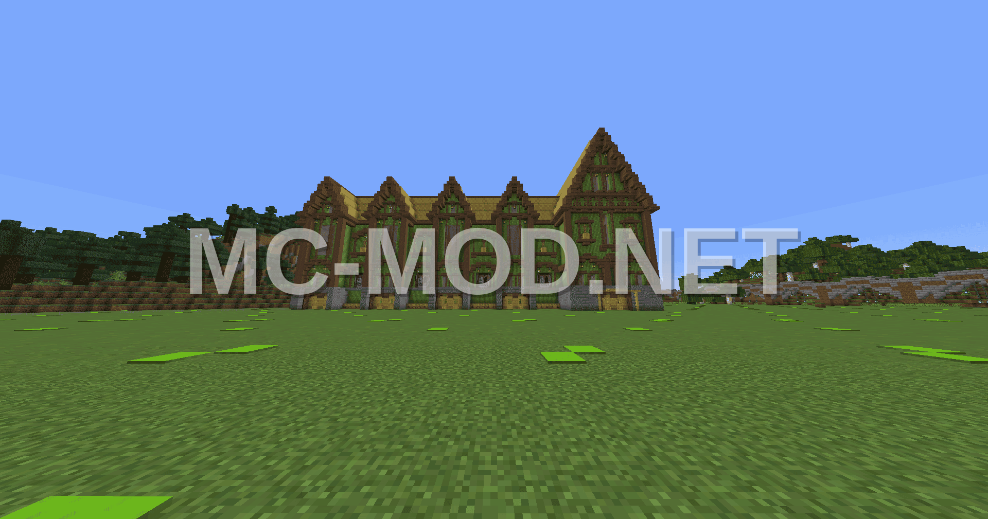 Medieval Fantasy Bamboo Farm Structure