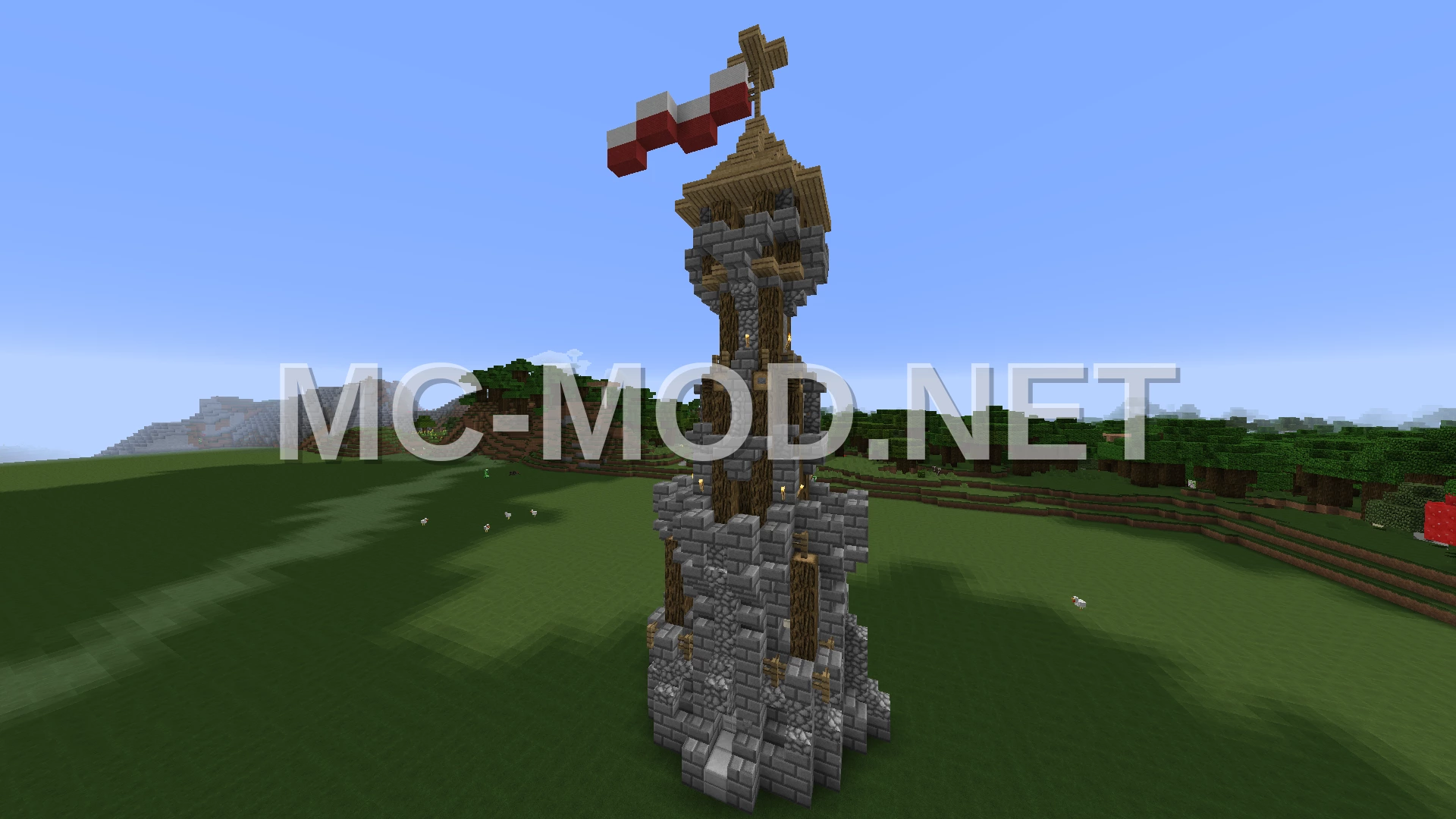 Medieval Flag Tower