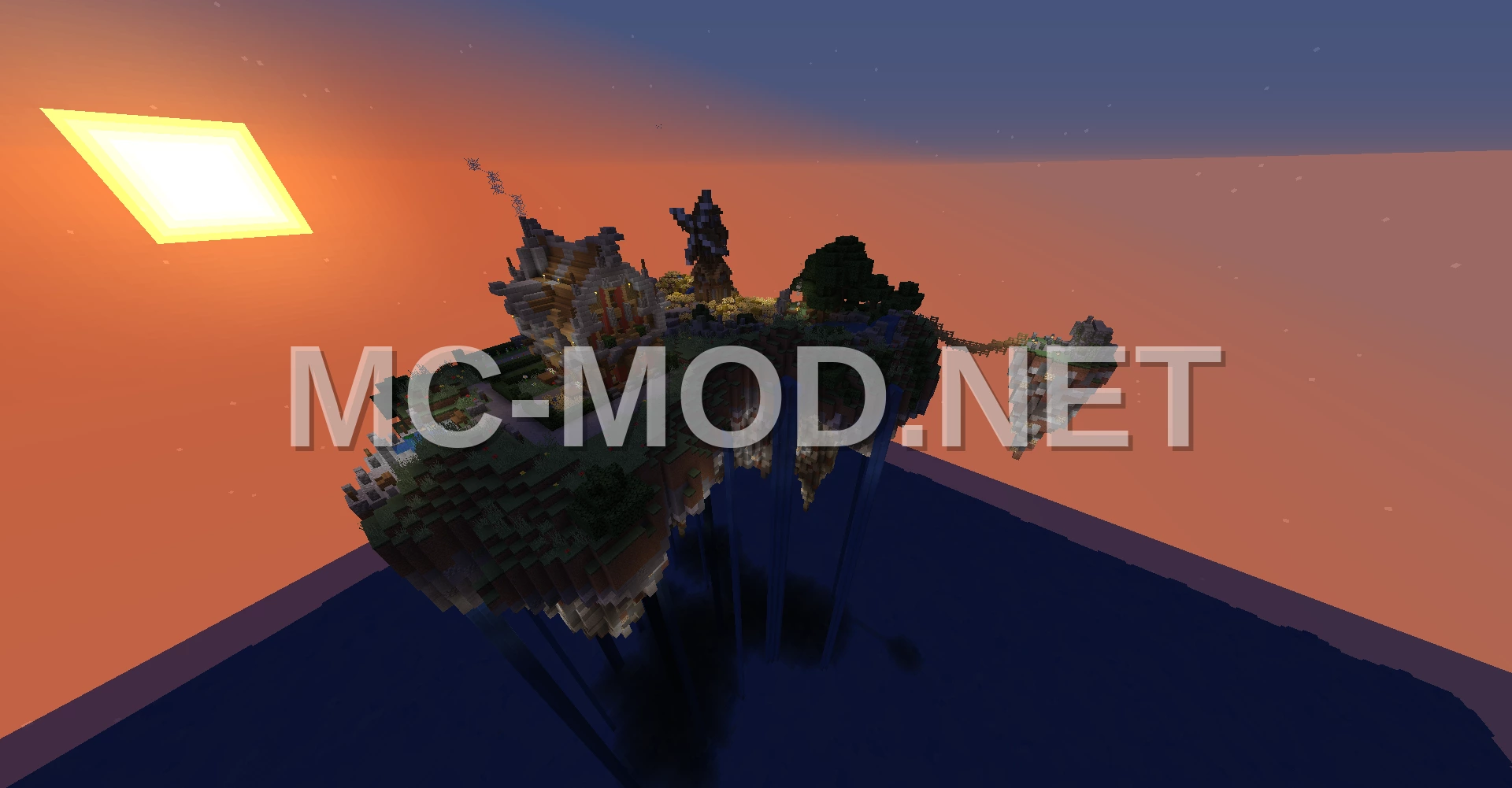 Medieval Floating Island Spawn for Servers