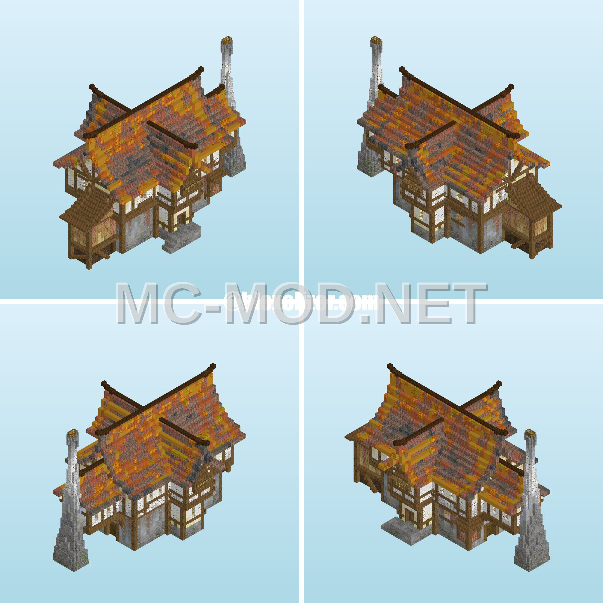 Medieval Half Timbered House