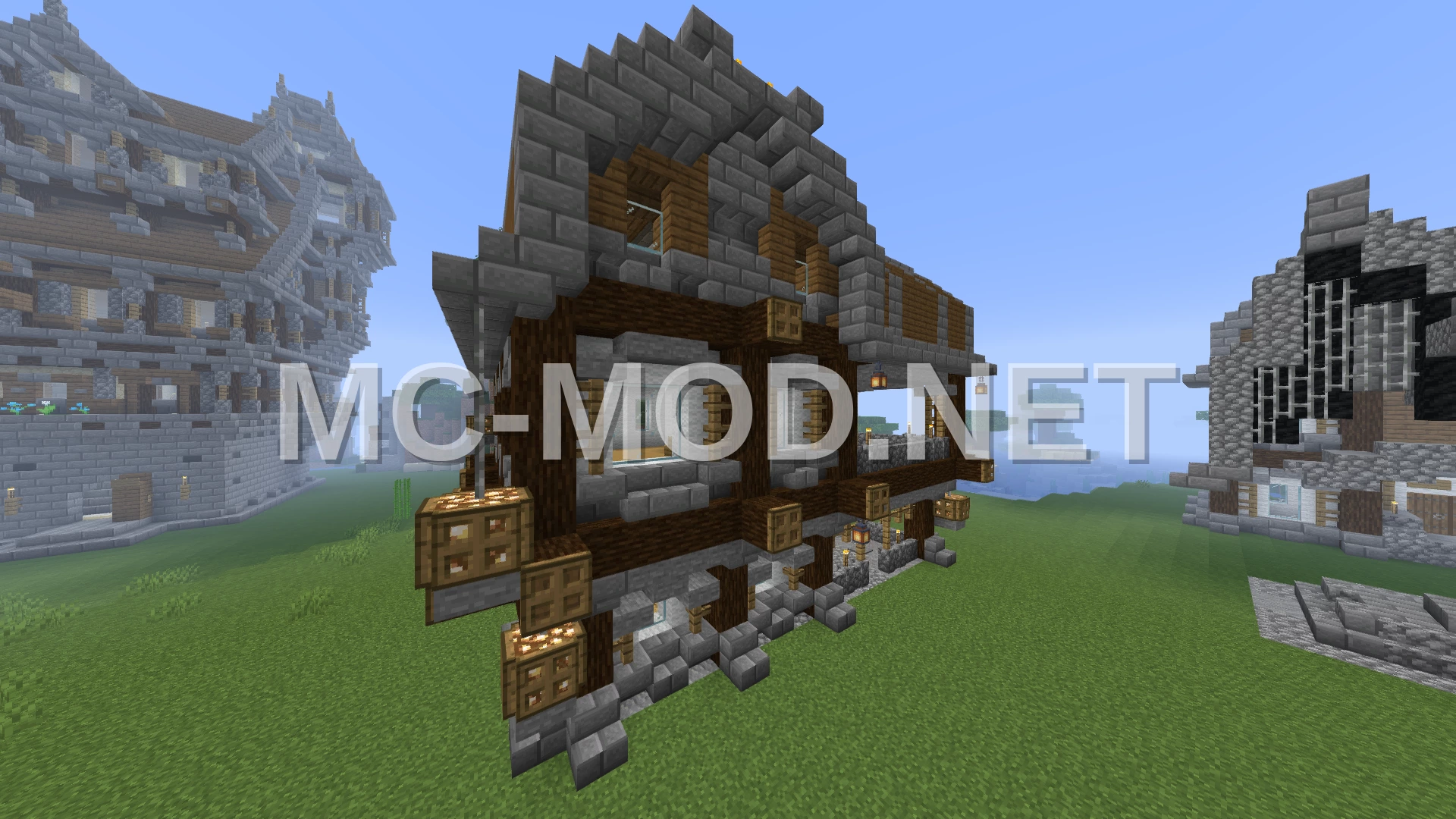 Classic Medieval House With Oak Planks