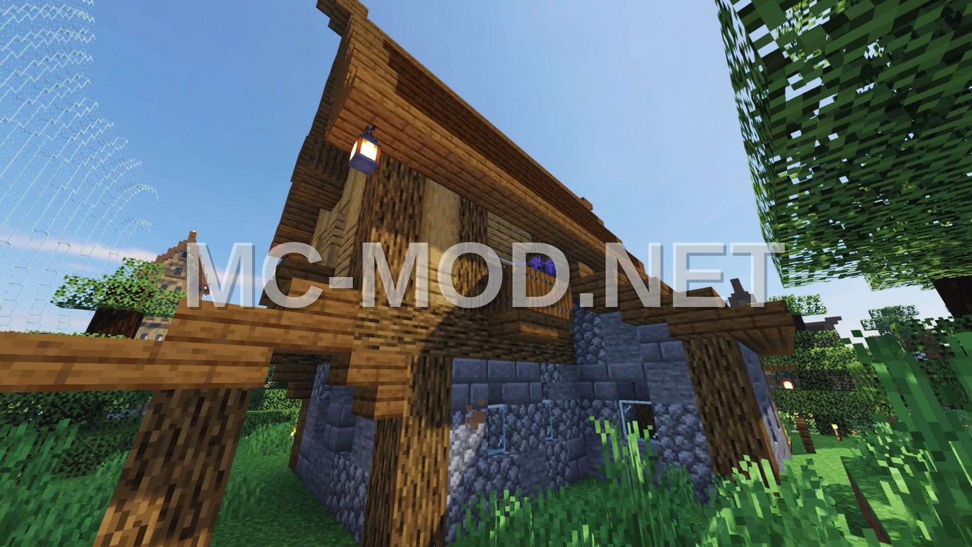 Medieval House With Dark Oak Accents